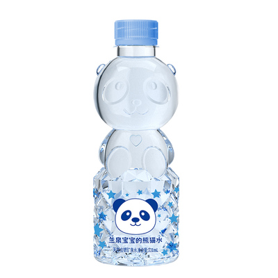 半兰泉宝宝熊猫矿泉水331ml*12瓶儿童饮用水小瓶迷你装宝宝水可爱