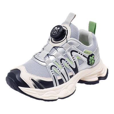 巴布豆童鞋儿童鞋子2026新款男孩校园老爹鞋春款大童女男童运动鞋