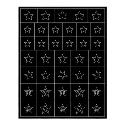 网红镂空贴纸新款喷绘两用模板