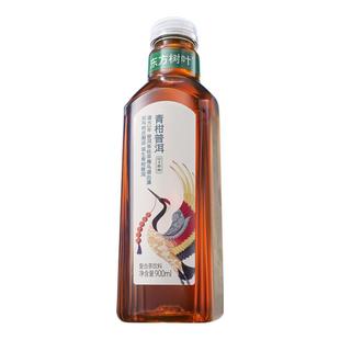 农夫山泉东方树叶青柑普洱茉莉花茶无糖0糖茶饮料900ML大瓶装整箱