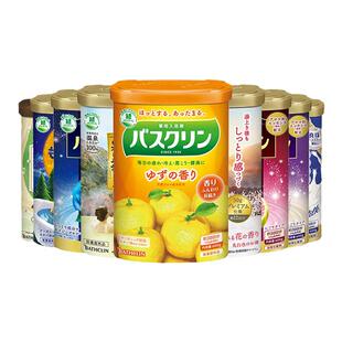 日本巴斯克林进口足浴盐泡脚盐美肌牛奶全身泡澡沐浴盐入浴600g