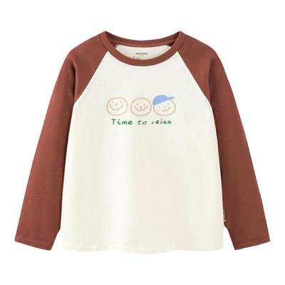 【mini亲子】迷你巴拉巴拉男女童纯棉插肩袖T恤一家三口上衣