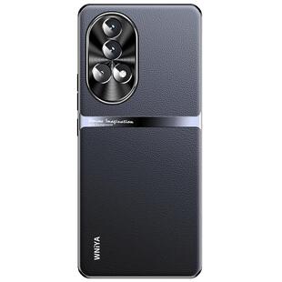 适用华为nova13手机壳Nova12pro新款电镀素皮Nova12Ultra镜头全包防摔保护套活力版novo男高端女款nove高级感