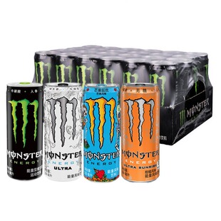 可口可乐 魔爪330ml*24罐 维生素能量风味饮料白魔爪黑爪蓝爪
