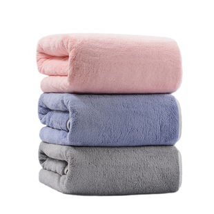 浴巾加大加厚家用比纯棉吸水速干夏季男款珊瑚绒洗澡2025新款裹巾