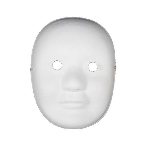 白色面具白胚纸浆幼儿园儿童手工diy可涂色绘画手绘空白京剧脸谱