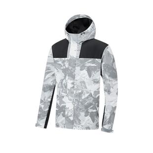 特步户外保暖外套男款2025秋冬新款拼色休闲运动风衣975129160090