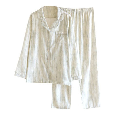 全棉绒布女士秋冬家居服套装