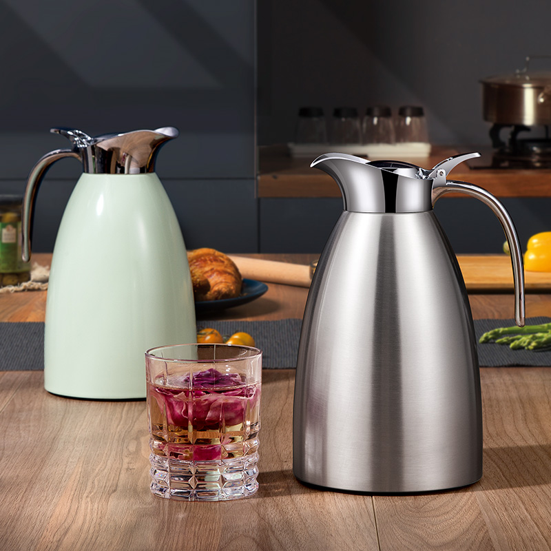 316不锈钢内胆保温壶欧式暖水壶热水瓶双层真空保温瓶暖瓶家用2升