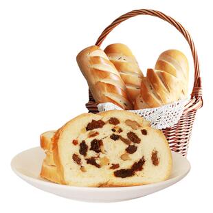 丑果俄罗斯风味大面包大列巴新疆黑麦坚果手工面包核桃仁葡萄干