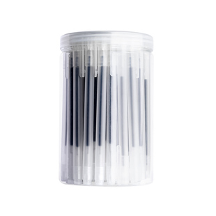 中性笔高颜值ins日系简约黑笔刷题笔学生专用速干大容量针管头0.5mm黑色水笔水性笔签字碳素笔圆珠笔笔芯批发