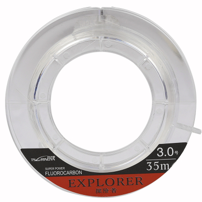 钓之屋碳素前导线35米氟碳线