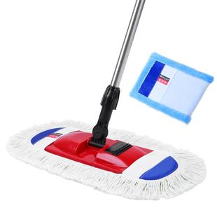 美丽雅套布式拖把棉线平板地拖大号尘推家用木地板墩布纤维布两用