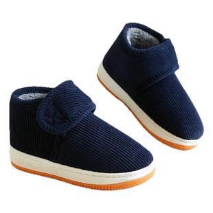 冬季儿童棉拖鞋男卡通保暖居家包跟毛毛鞋室内居家外穿亲子棉鞋女