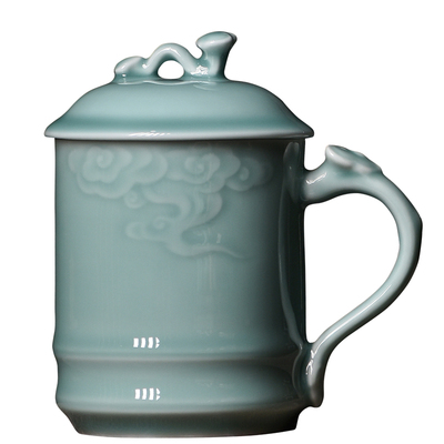 中式青瓷矿物质瓷土工厂直发茶杯