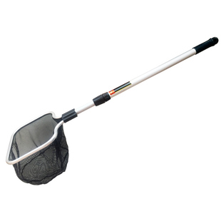 鱼捞水族箱抄网捞鱼网兜中大型鱼缸铝合金伸缩鱼捞网锦鲤鱼手抄网