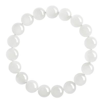 【昆仑老矿】羊脂白玉和田玉手串