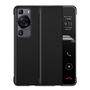 华为p60手机壳真皮p60pro翻盖p50e轻薄P40智能保护套P30新款por系列20防摔防磨屏外壳高端皮套pr0男女p适用于