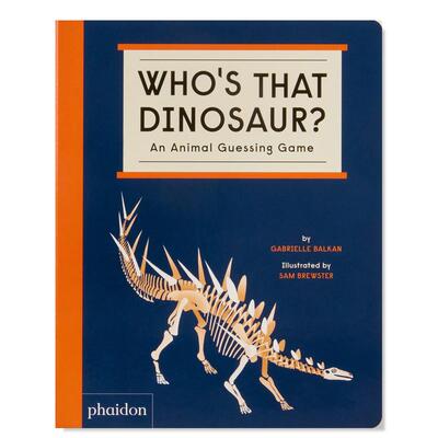 【现货】谁是那条恐龙？英文儿童绘本动物生态环保进口原版外版书纸板书Who’s That Dinosaur? An Animal Guessing GameGabriell