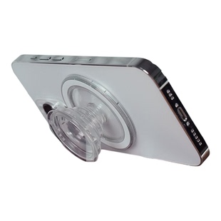 手机气囊支架透明磁吸底座diy卡通可爱壳旋转伸缩拆卸桌面支撑架