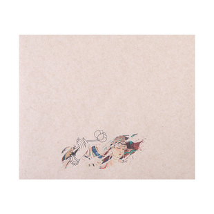 【2送1】锦福鑫 敦煌文创做旧残片楮皮纸半生熟手札信笺一笔笺 小楷书法抄经专用麻纸长纤维宣纸水墨小品观音