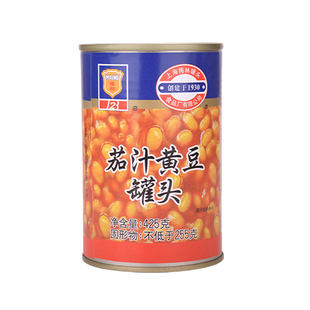 上海梅林茄汁黄豆罐头425g即食菜烤麸油焖笋罐头速食菜番茄香闷豆