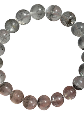 天然聚宝盆银针方解石手链饰品女