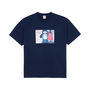 Polar Skate Co Pink Dress Tee 重磅纯棉运动宽松短袖情侣T恤男