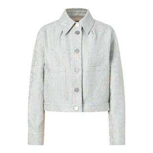 IMM尹默女装春季小翻领贴袋老钱风经典夹克短款夹克