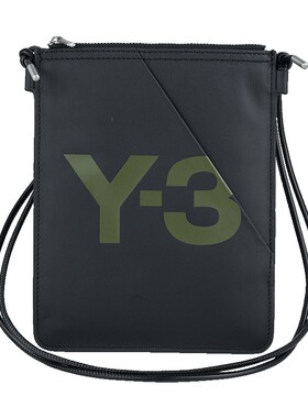 Y-3经典字母logo印花斜挎包男女