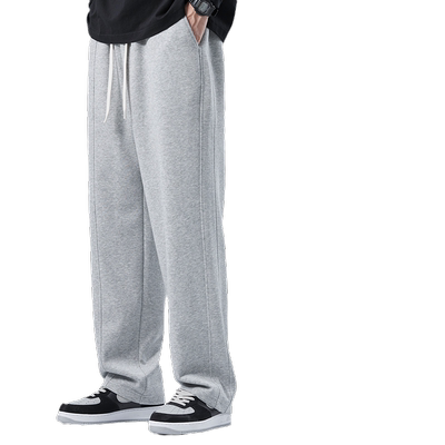 HomePanda灰色卫裤男宽松