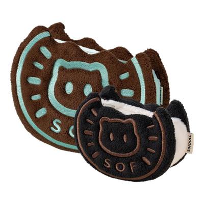 设绘人小猫饼干毛绒包女生日礼物