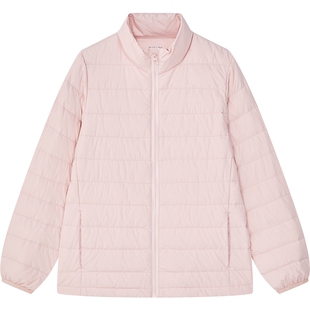 PONY波尼秋冬新款轻户外羽绒服女生运动休闲外套 243W2OF32PK