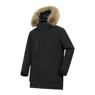 【雪熊鹅绒服】拓路者800蓬羽绒服男貉子毛领中长款加厚派克服