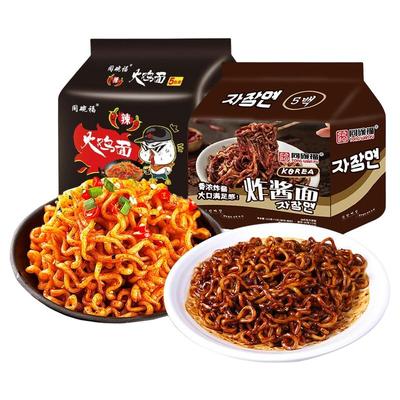 同碗福炸酱面韩式国泡面拌面整箱