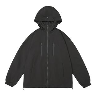 GOGOSOON冲锋衣外套男新款2025春秋夹克薄款青少年感防风休闲酷帅