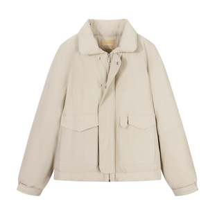 偶得一物·升级款夹克鹅绒服 新国标90白鹅绒外套 男女款羽绒服