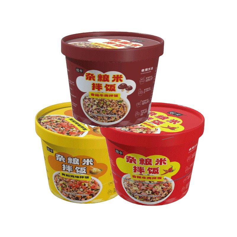 杂粮米拌饭冲泡米饭大份量宿舍方便速食自热米饭免煮宵夜解馋必备
