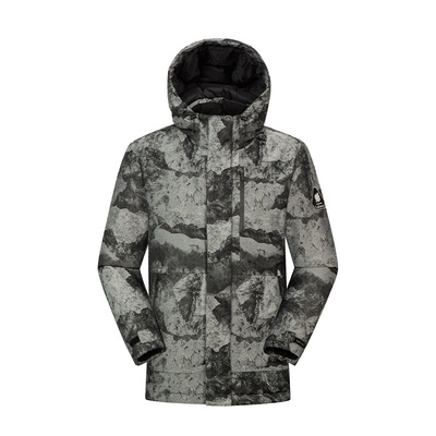 lafuma户外印花羽绒服男外套