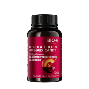 BIO-H佰澳和新西兰进口针叶樱桃压片糖果天然维生素C咀嚼片VC