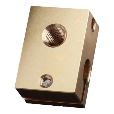 mellow3d3D打印机配件黄铜加热块