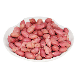 东北特产吉林红皮小花生农家新货四粒红花生仁红衣小粒花生米500g
