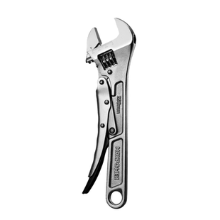 迈泊大力钳活动扳手工具多功能防滑锁紧活口扳手10寸自紧活络扳子