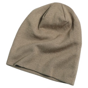 美利奴羊毛帽女户外双层针织帽男美丽诺冷帽运动滑雪保暖帽子M24