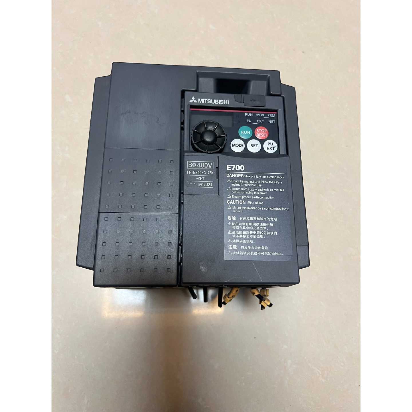 议价三菱E700变频器FR-E740-0.75K-CHT 0.7