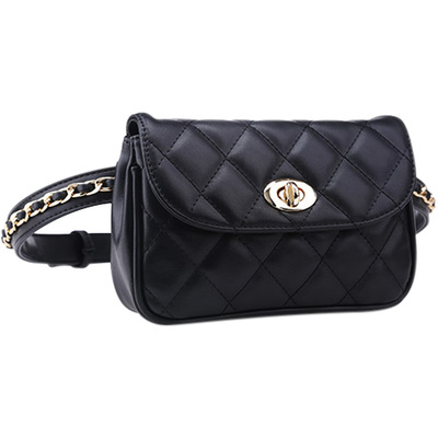 韩版菱格休闲时尚风迷你小腰包