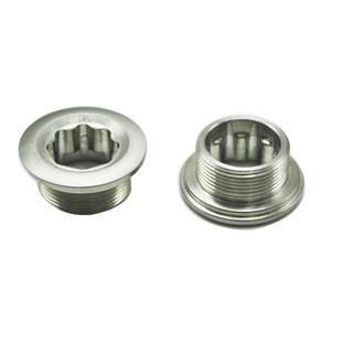 钛途TiTo钛合金曲柄盖禧玛诺中空牙盘m20中轴螺丝防尘盖