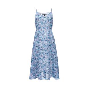 tq区绫致Vero Moda连衣裙25春夏气质度假碎花吊带中长裙女时尚