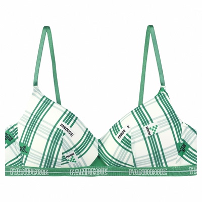 喵喵围文胸芬狄诗无钢圈凉感抗菌