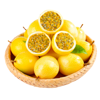 广西黄金百香果钦蜜9号新鲜现摘应季水果黄色孕妇水果原浆鸡蛋果